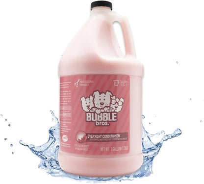Everyday Conditioner for Dogs, Gallon - Natural, Moisturizes and Conditions The Skin and Coat of Your Pets, Loosens Mats and Tangles, Eliminates Static in The Coat