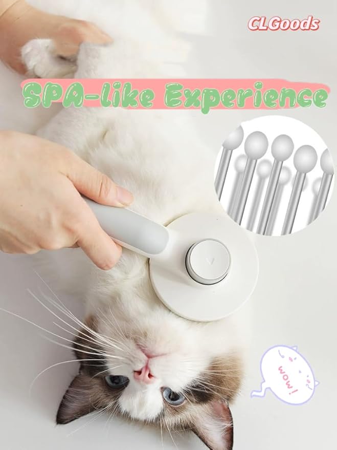 Pet Grooming Comb with One-Button De-Shedding, Pet Dematting Comb，Dogs Comb，Pet Comb