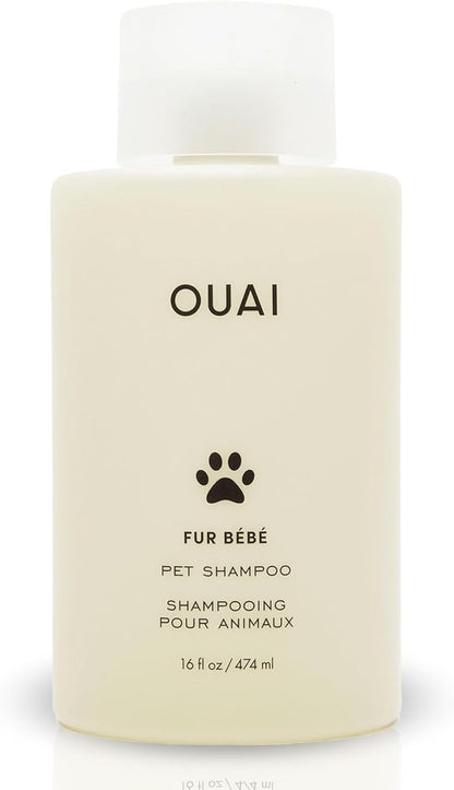 OUAI Fur Bébé Pet Shampoo, Mercer Street Scent - Dog Shampoo and Coat Wash for Hydrating, Cleansing and Adding Shine - Pet Supplies by OUAI (16 Fl Oz)