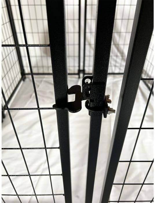 Garden Winds Custom Fit Replacement Canopy Top Cover Compatible with The Lucky Dog CL 60445 4’ Uptown Welded Outdoor Dog Kennel Playpen - Upgraded Performance RipLock 350 Fabric - Slate Gray