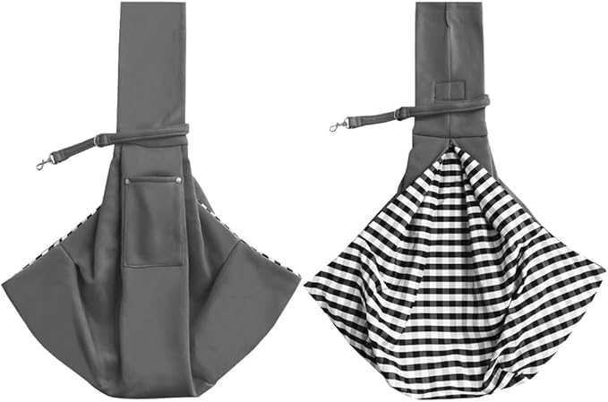 FEimaX Dog Sling Carrier, Pet Papoose Slings Bag for Small Dogs Cats, Puppy Hands Free Satchel Tote Pouch Carriers Doggie Crossbody Shoulder Carry Bags for Outdoor Travel