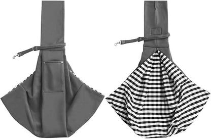 FEimaX Dog Sling Carrier, Pet Papoose Slings Bag for Small Dogs Cats, Puppy Hands Free Satchel Tote Pouch Carriers Doggie Crossbody Shoulder Carry Bags for Outdoor Travel