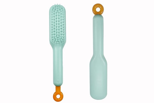 Stretchable Puppy Brush ， Soft Dog Brush - Gentle Grooming Brush for Small Dogs, Perfect for Yorkie, Shih Tzu, Maltipoo ，Dog Hair Remover Brush (Green)