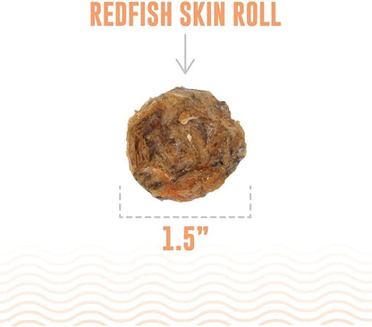 Icelandic+ Redfish Skin Rolls Dog Treat 3-oz Bag