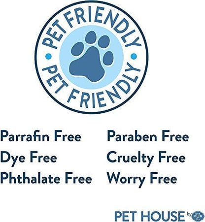 One Fur All Pet House Wax Melts - Lavender Green Tea & Fresh Citrus Pack of 2 - Odor Eliminating, Long-Lasting Scented Wax Melts - Pet-Friendly, Natural