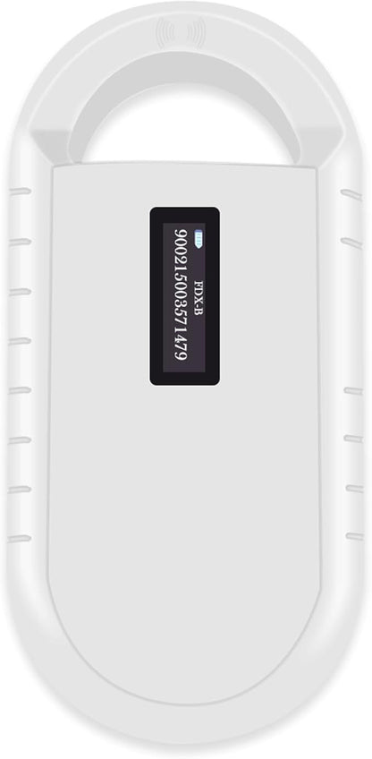 Smoostart Microchip Scanner, 1000 Records Increased Huge Data Storage Upload to PC, Scanning Distance and Speed Increase, Only Compatible with FDX-B/EMID (15/10) Digits Microchips