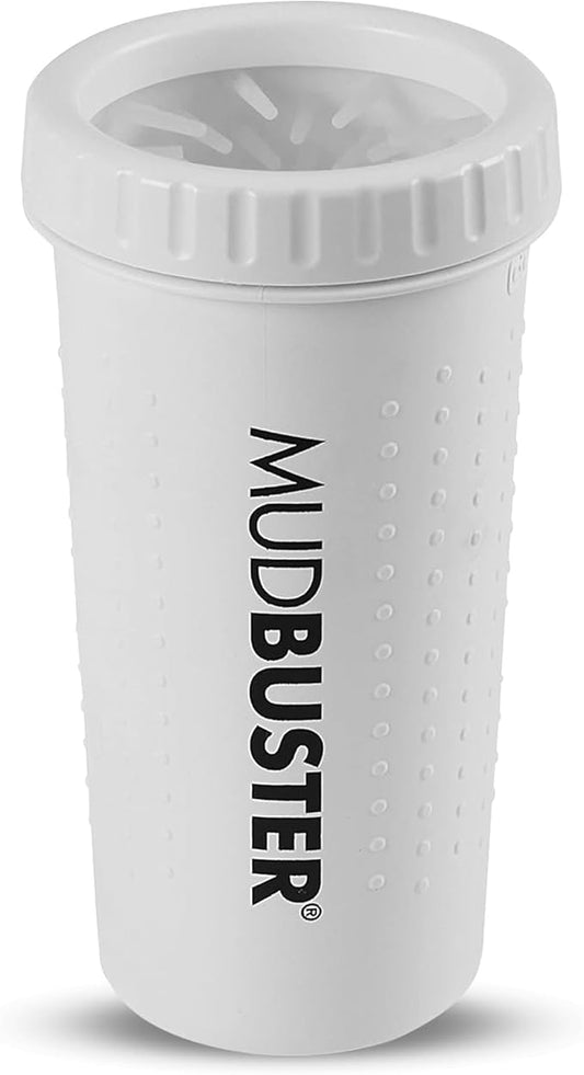 Dexas MudBuster Portable Paw Cleaner for Dogs, Large, Bright White Special Edition, Premium Pet Supplies and Accessories