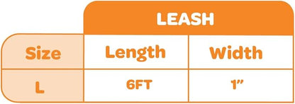 Voyager Reflective Dog Leash with Neoprene Handle, 6ft Long, Supports Small, Medium, and Large Breed Puppies, Cute and Heavy Duty for Walking, Running, and Training - Royal Blue, L