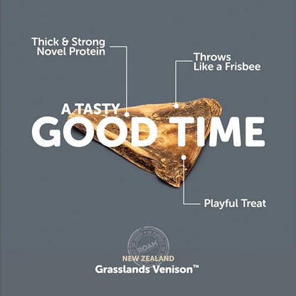 ROAM Pet Treats Bucky Chucky – Grasslands Venison Dog Bone, Single Ingredient, All Natural, Grain-Free, & Gluten-Free
