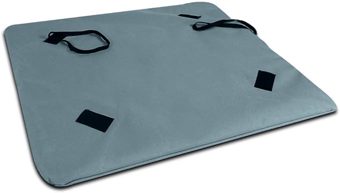 Floppy Dawg Just Chillin’ Portable Dog House. Elevated Pet Shelter for Indoor and Outdoor Use. Made of Water Resistant Breathable Oxford Fabric. Easy to Assemble and Lightweight. 33"L x 29"W x 32"H