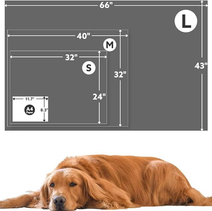 Stuffed Premium Soft Dog Blankets for Large Dogs, Large Cat Blanket Calming Washable for Bed Couch Protection Cover, Dog Essentials for Large Dog, 66 * 82 inches, Grey
