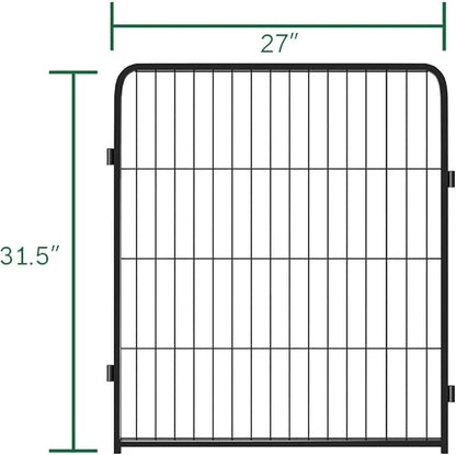 FXW Rollick Dog Playpen for Yard, RV Camping, 32 inch 2 Panels for Small and Medium Dogs│Patented