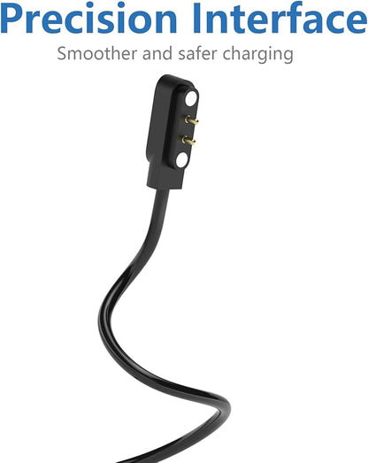 Shock Collar Charger for FAFAFROG DINJOO Dog Bark Collar, Dog Bark Collar Charger Replacement for FAFAFROG Training Collar Magnetic Power Cord