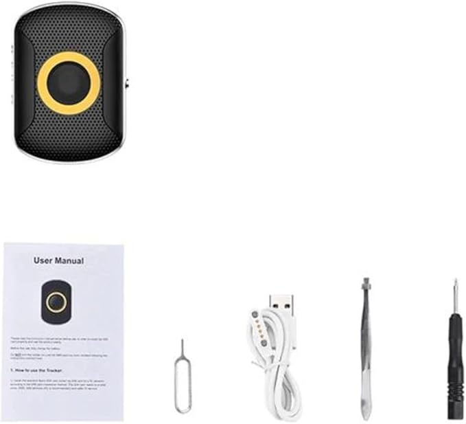 Bundle Pack FA29 PET Tracker- Waterproof, SIM Card Included with LED Collar and 1 Month Free Trial,Everything Included (Small, Green)