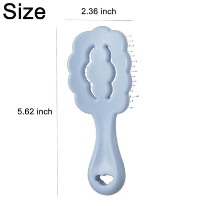 Cloud Shape Small Dog Grooming Brush - Ideal Puppy Hair Brushes for Maltese and Small Breeds- Perfect for Shih Tzus, Yorkies, and Maltipoos - (Blue)