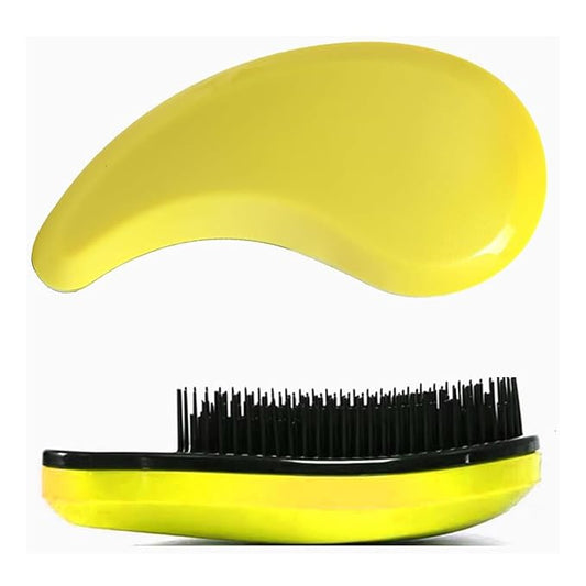Puppy Brush for Small Dogs - Soft Dog Brush - Perfect Yorkie, Shih Tzu, Maltipoo & Maltese Grooming - Gentle Dog Hair Remover Brush for Easy Pet Hair Removal & Grooming at Home - (Yellow)