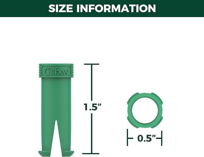FXW 32 Pieces Muffler Tubes, Compatible with FXW Rollick/Instant Dog Playpen (Replacement for HomePlus/Dog Gate), Green│ Patented