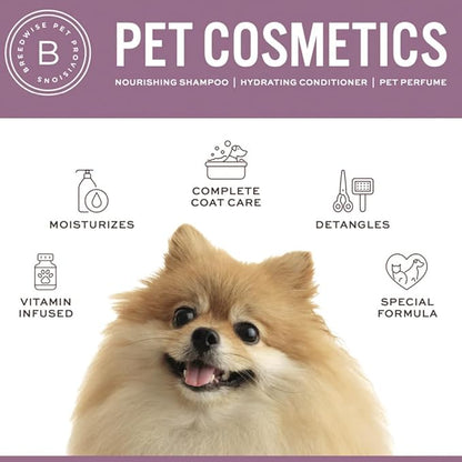 Dog Conditioner, Sweet Pea Vanilla Fragrance, Gentle Dog Bath Supplies for Soft and Shiny Coat, Ideal for All Breeds and Skin Types, 12oz (Shampoo (12oz))