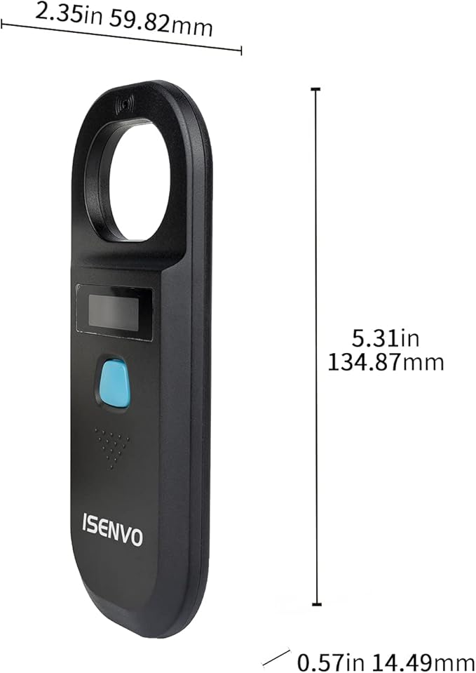 Svae 21% Pet Microchip Reader + Pet Microchip (1.4x8mm)