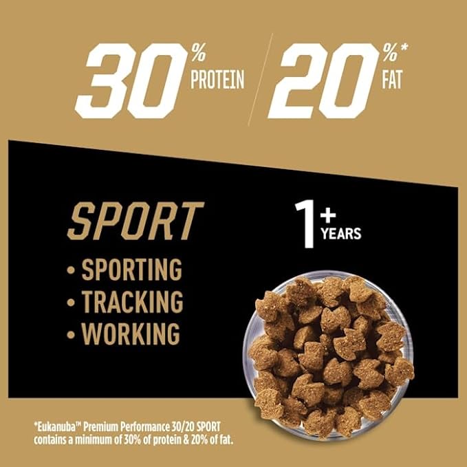 Eukanuba Premium Performance 30/20 Sport Dry Dog Food, 4.5 lb