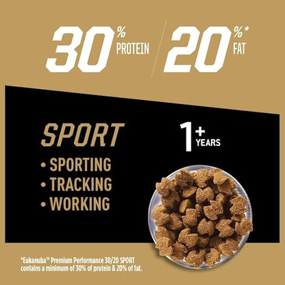 Eukanuba Premium Performance 30/20 Sport Dry Dog Food, 4.5 lb