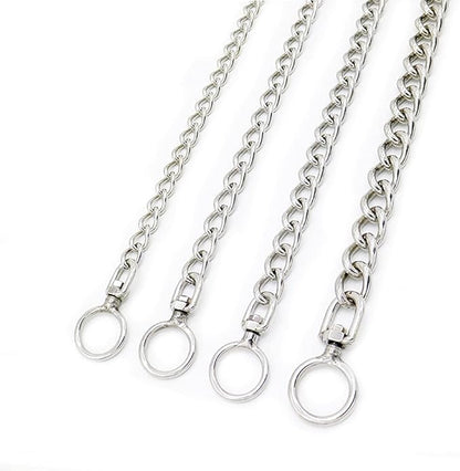 SGODA Chain Dog Training Choke Collar with Swivel, Stainless Steel, 22in, 3.5mm