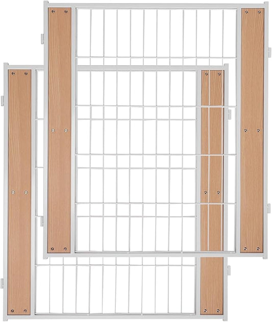 Heavy Duty Dog Playpen 32 Inch Height - Indoor Outdoor Pet Fence Enclosure for Medium and Small Dogs - Foldable Puppy Exercise Pen for Indoor and RV Camping or Yard