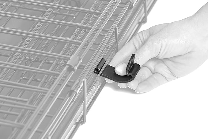 MidWest Homes for Pets Replacement Dog Crate Locking Latch, Plastic, Black, LATCHPL-1