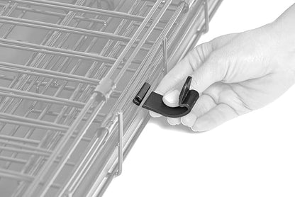 MidWest Homes for Pets Replacement Dog Crate Locking Latch, Plastic, Black, LATCHPL-1