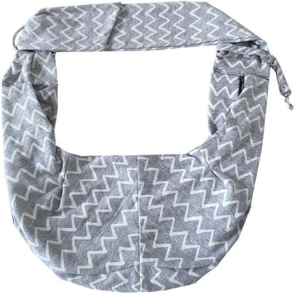 Surblue Dog Sling Carrier Bag with Hands-Free Reversible Belts, Safe Comfortable Adjustable Crossbody Shoulder Outdoor Travel Pet Tote Suitable for Small Pet Cat Puppy up to 12 lb (Blue Wave)