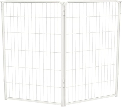 FXW Homeplus Dog Playpen for Indoor Use - Stress-Free and Safe Play, Heavy Duty 45 Inch 2 Panels Dog Pen for Large Dogs, White│Patented
