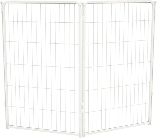 FXW Homeplus Dog Playpen for Indoor Use - Stress-Free and Safe Play, Heavy Duty 45 Inch 2 Panels Dog Pen for Large Dogs, White│Patented
