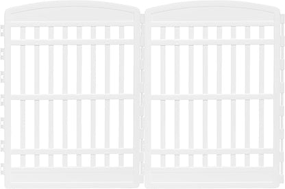 IRIS USA 34" 2-Panel Add-On Panels, Pet Dog Puppy Playpen, Foldable, Customizable, White