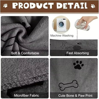 Dog Shampoo Kit 17oz - Conditioning Shampoo & Detangling Deshedding Hypoallergenic with Dog Brush & Absorbent Microfiber Towel, Pet Shampoo for Dogs by Your Lifestyle Merchant