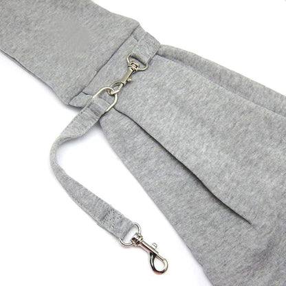 Pet Sling Carrier Bag Travel Tote for Cats Dogs, Up to 16 lbs (Gray)