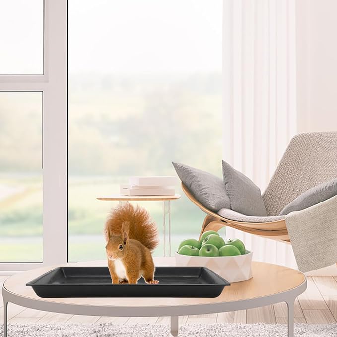 Rabbit Cage Manure Tray Pet Dog Cage Pet Poop Cleaning Tray Plastic for Crates Kennels Dogs Cat Rabbit Ferret Critter