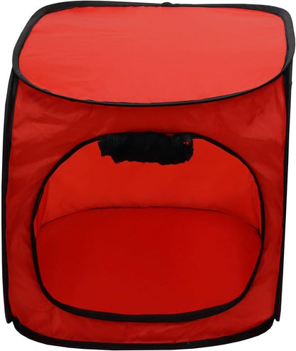 Portable Pop Up Dog Crate-X Large, Red