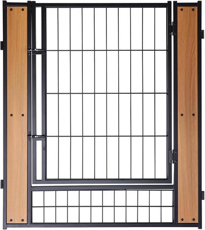 Heavy Duty Dog Playpen - 32 Inch Height - Indoor/Outdoor Pet Fence - Foldable Exercise Pen for Medium & Small Dogs