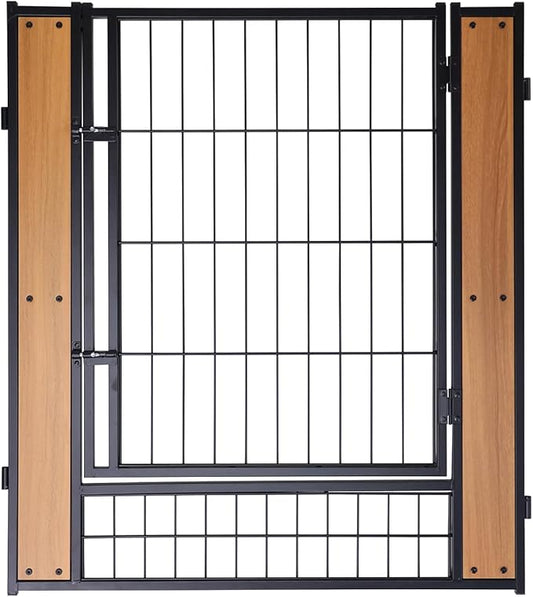 Heavy Duty Dog Playpen - 32 Inch Height - Indoor/Outdoor Pet Fence - Foldable Exercise Pen for Medium & Small Dogs