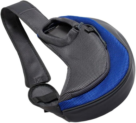Mipcase Puppy Harness Cross-Body Pet Single Dogs L Shoulder Blue Size Bag Carriers Dark for Sling Small Cats Polyester Carrying Hand Carrier Travel Small Dog Harness