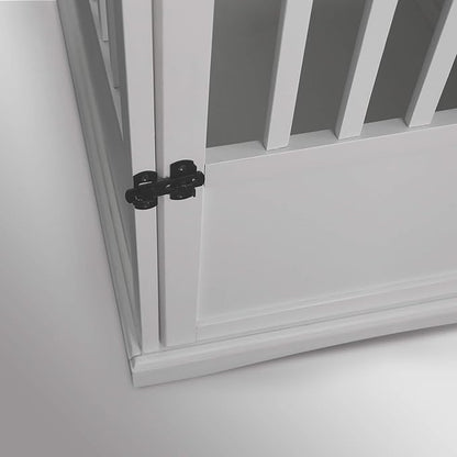 Casual Home Wooden Pet Crate, End Table, Medium, New White