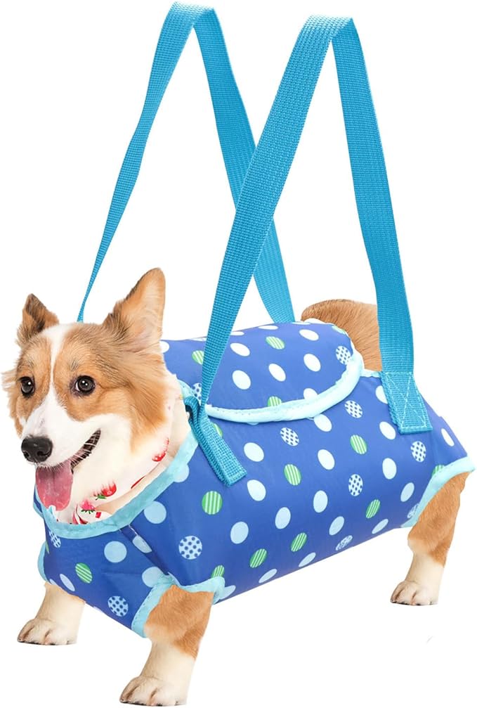Dog Sling,Dog Sling Carrier for Small Dogs,Soft and Comfortable Can Take Cats and Dogs Out for a Walk,2-In-1design, Can be Carried on The Back or in The Hand,M