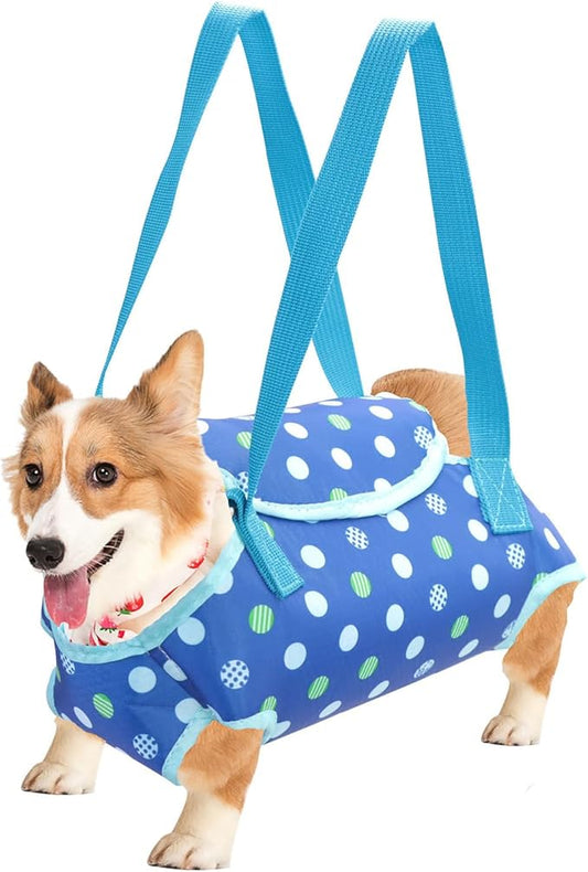 Dog Sling,Dog Sling Carrier for Small Dogs,Soft and Comfortable Can Take Cats and Dogs Out for a Walk,2-In-1design, Can be Carried on The Back or in The Hand,M