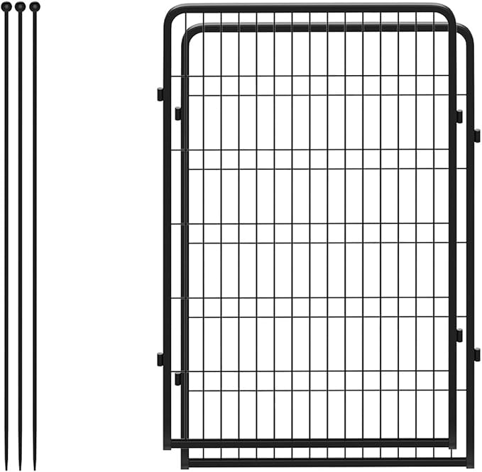 FXW Rollick Dog Playpen for Yard, RV Camping, 45 inch 2 Panels for Large Dogs│Patented