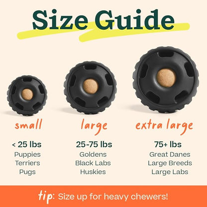 WOOF Power Chewer Pupsicle - Durable Dog Toys for Aggressive Chewers - Easy to Clean - Toys for XL Dogs 75 lbs and Up