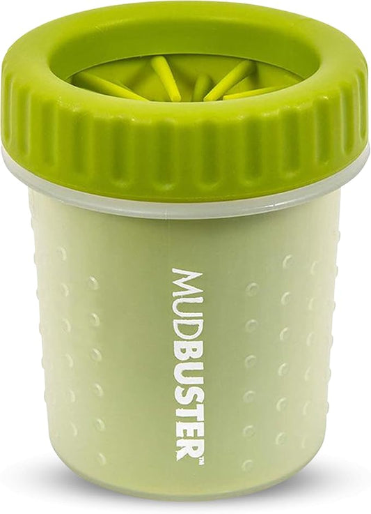 Dexas Green Small Dog Paw Cleaner for Dogs - Premium Quality Pet Supplies and Dog Accessories - Cleans Mud and Dirt - Easy to Use and Clean - Patented Product - BPA Free