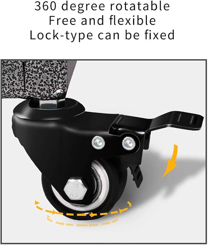 LUCKUP Heavy Duty Dog Cage Metal Kennel and Crate for Medium and Large Dogs, Pet Playpen with Four Wheels,Easy to Install,42 inch,Black