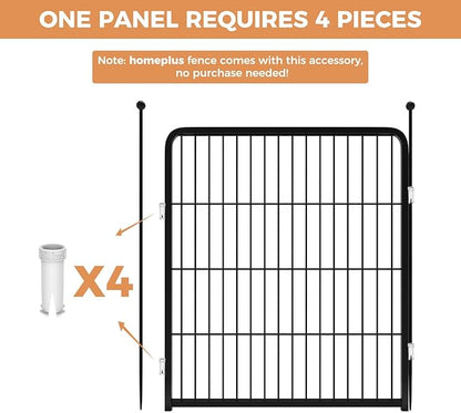 FXW 32 Pieces Muffler Tubes, Compatible with FXW Rollick/Instant Dog Playpen (Replacement for HomePlus/Dog Gate), White│ Patented