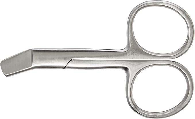 Pet Nail Scissor 3-Inch Stainless Steel Angled Tip Ice Tempered 3-Inch