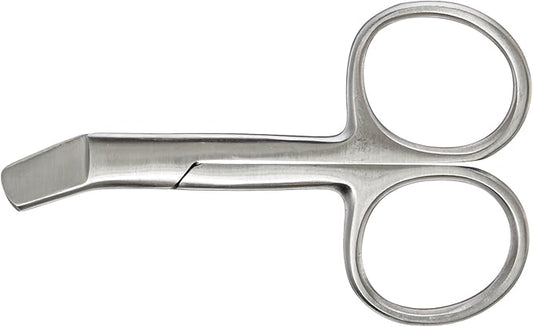 Pet Nail Scissor 3-Inch Stainless Steel Angled Tip Ice Tempered 3-Inch